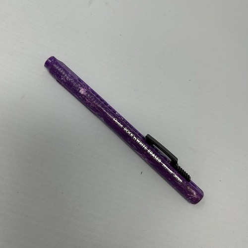 VTG 90s Pentel Click Eraser Rock'n Write Purple Marbled Retractable Japan ZE21MB