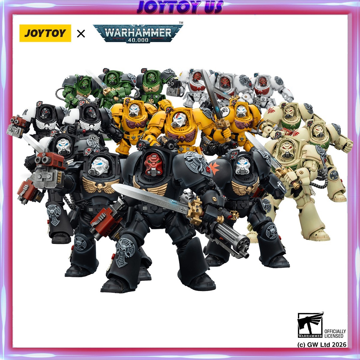 JOYTOY Warhammer 40K Terminator 18PCS 1/18 Action Figures Model