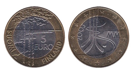 2 EURO COIN - RARE - RASPBERRY FLOWERS - FINLAND 2003 | eBay