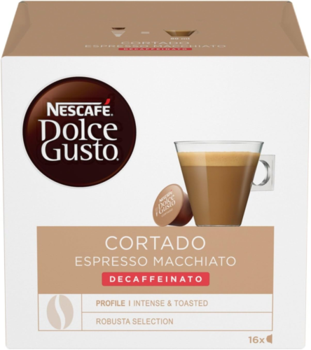 NESCAFÉ DOLCE GUSTO Cortado Espresso Macchiato Decaffeinato Caffè, 3 Confezioni  - Foto 1 di 8