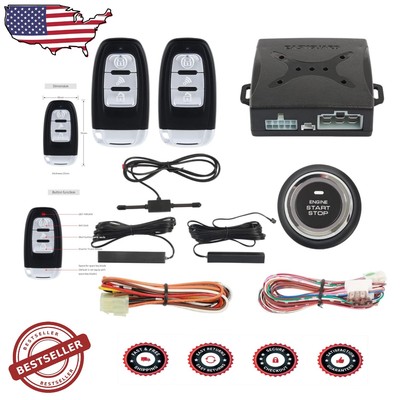Smart PKE Keyless Entry and Remote Start System - Secure Your DC12V Petrol Car