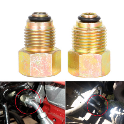 2x Power Steering Hose Head Fittings Adapters Kit w/ O-ring For LS LS1 L3 605SOL