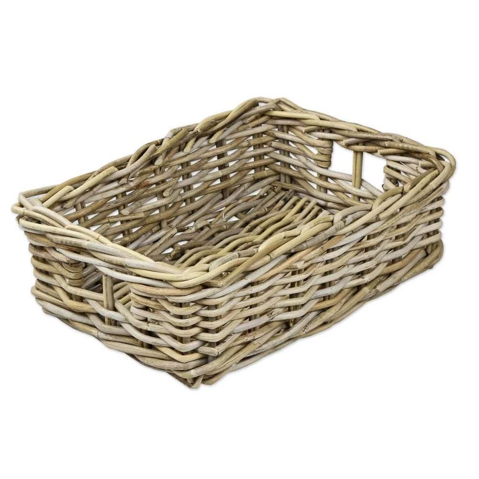Wicker Hamper Basket Empty Gift Tray Storage Wedding Birthday Christmas Present - Image 4 of 4