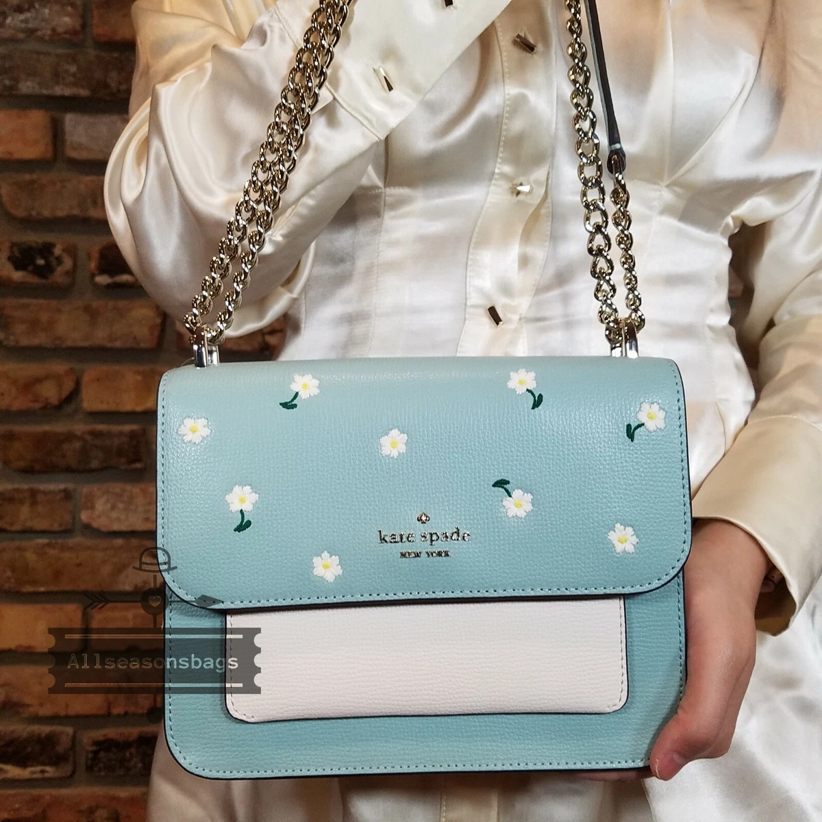 Kate Spade Bags | Kate Spade Small Flap Crossbody | Color: Cream | Size: Os | Maddiemf's Closet