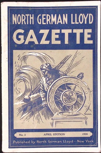 1926 North German Lloyd Gazette Leaves From West Indian Log Book Cruise Booklet