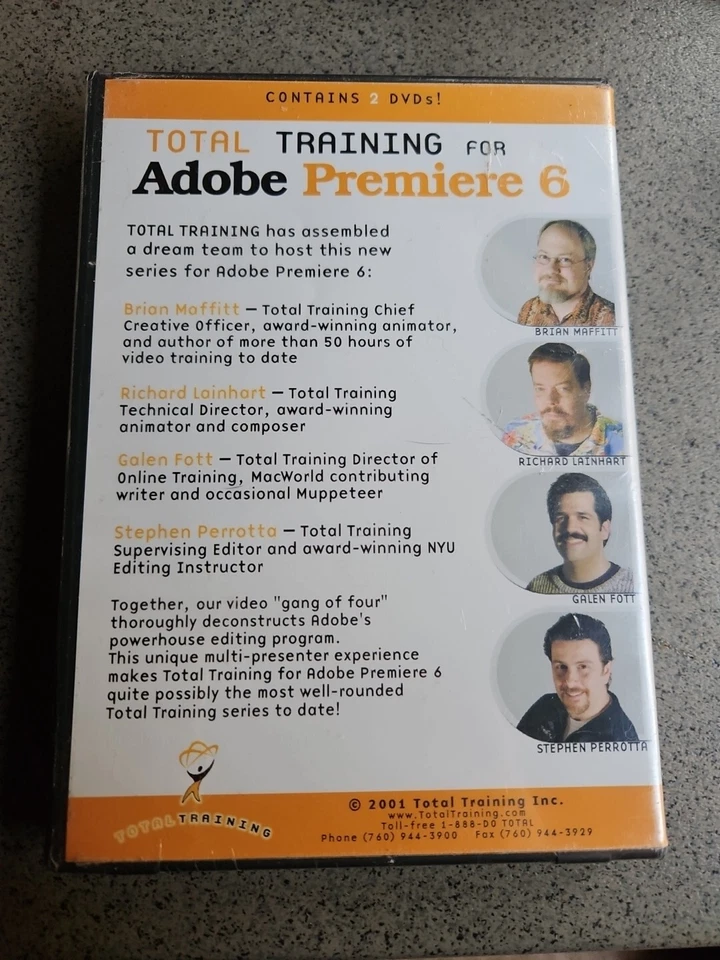 ADOBE PREMIERE 6 TOTAL TRAINING DVD SERIES 2 The Sounds The Fury NEW SEALED Dvd - Image 3 of 3