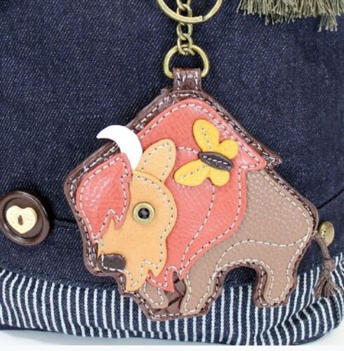 Chala Denim Canvas Crossbody Bag With Bulldog Keychain – Adjustable Strap Tote Purse For Women - View #4