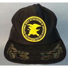 Vintage National Rifle Association Of America Mesh Snapback Hat Cap NRA