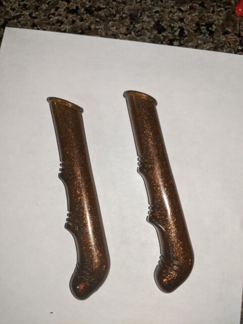 NOS SCHWINN Stingray/ Runabout Brown/Bronze Glitter Brake lever covers