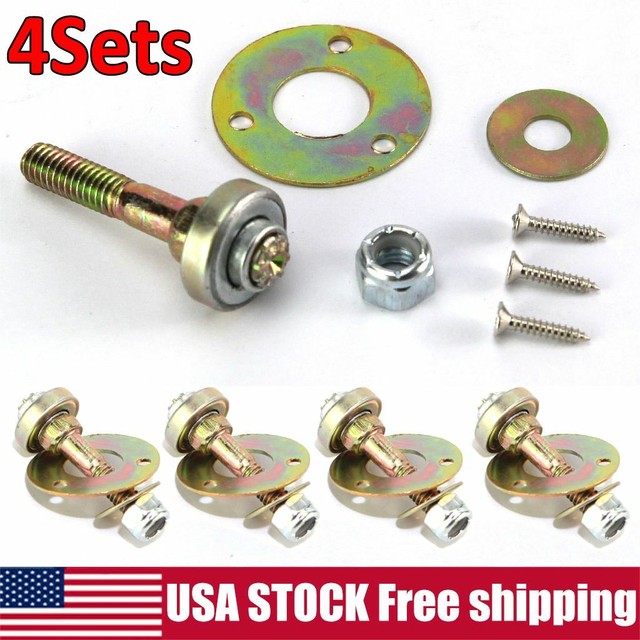 4 Sets Rocking Chair Bearing Connecting Fitting Furniture Screws Nut
