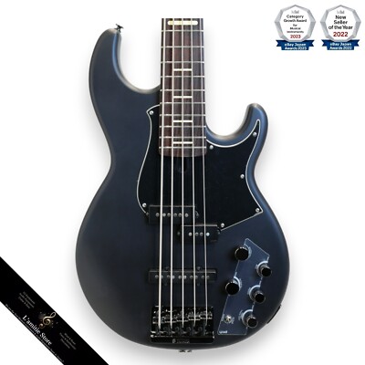 Yamaha BB735A 5-String Electric Bass Guitar MTBL Japan Right
