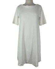 NWT HATCH X J.Crew Women Ivory Casual Dress Size 0 Maternity New