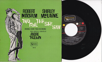 Robert Mitchum & Shirley MacLaine -Two For The See Saw- Soundtrack 7'' 45 