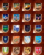 Pennants Calcio Europa League Finale Coppa Europa