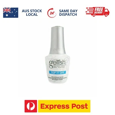 Harmony Gelish Top It Off Top Coat 15ml – Soak Off UV LED Gel Polish - image 1 of 2