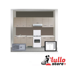 LAVELLO INOX 1 VASCA SX + GOCCIOLATOIO 80 CM MOBILE BASE PER CUCINA