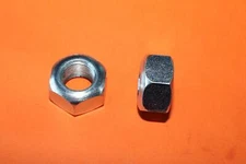 TS42 TRIUMPH PRE UNIT RIGID 2 X REAR WHEEL RIGID AXLE HUB NUTS 1946-54 UK MADE