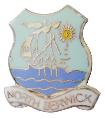 North Berwick East Lothian Schottland Kleinstadt Wappen Pin Anstecker