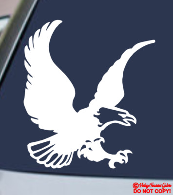 BALD EAGLE BIRD Vinyl Decal Sticker Car Window Wall Bumper USA AMERICAN SYMBOL
