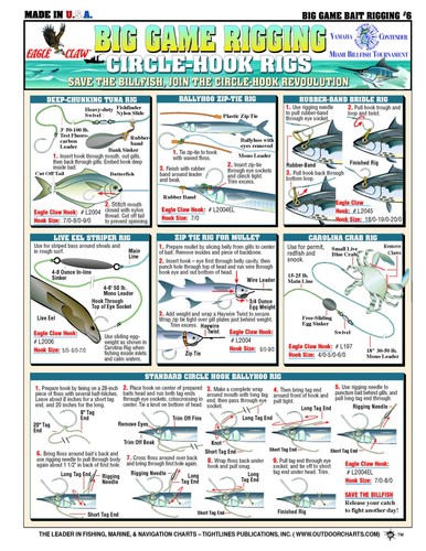 Saltwater Bait Rigging #6 (Circle-Hook Rigs)- Reference Guide | eBay