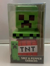 Minecraft Creeper T&T Ceramic Salt & Pepper Pots Mojang Microsoft Xbox New