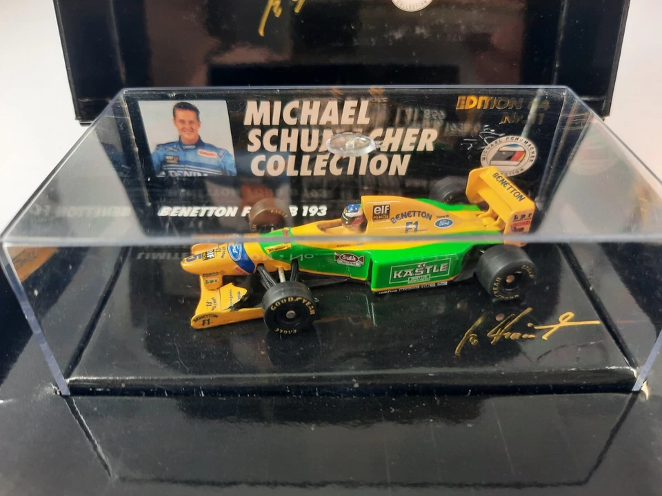 Minichamps Benetton B193 #5 M. Schumacher Hockenheim 1993 1/64 510641111 MSC#11 - Immagine 2 di 4