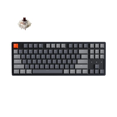 Keychron K8 Wireless Bluetooth/USB Wired Mechanical Keyboard, Hot-swappable T...