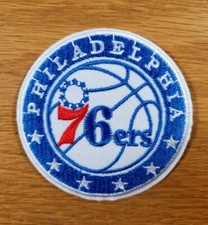 PHILADELPHIA 76ers Basketball Official Team Logo Embroidered Iron On Patch - NEW