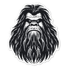 Bigfoot Sasquatch, Vinyl Decal Sticker, Indoor Outdoor, 3 Sizes, 9789