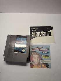 Kings Of The Beach & Silent Service NES Nintendo ULTRA W/BOXES LOOK 2 GAMES! 