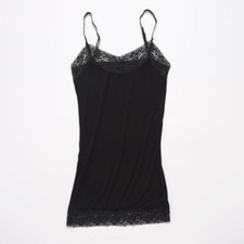 Women Summer Soft Plus Size Lace Tank Top Cami Bozzolo Long Layering Basic Vest
