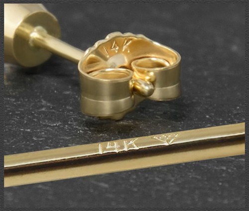 Ohrstecker in 585 Gold, aquamarin-blaue Topase 4, 5, 6, 7 mm, Gelbgold, Weißgold - Bild 6 von 16