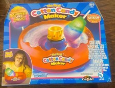 NEW Cra-Z-Art Real Cotton Candy Maker Machine Toy w/ Lite Up Cotton Candy Wand