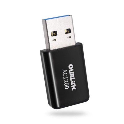 OURLINK Wireless USB 1200Mbps USB WiFi USB 3.0 Dual Band (2.4GHz/300Mbps + 5....
