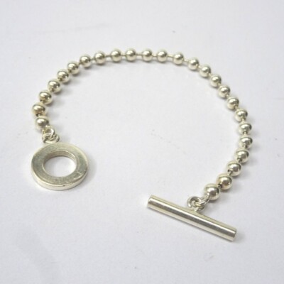 GUCCI Sterling Silver Ball Chain Bracelet Silver 925 | eBay