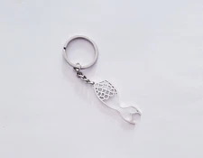 Mermaid Keychain, Mermaid Tail Keychain, Nautical Keychain, Mermaid Zip Pull