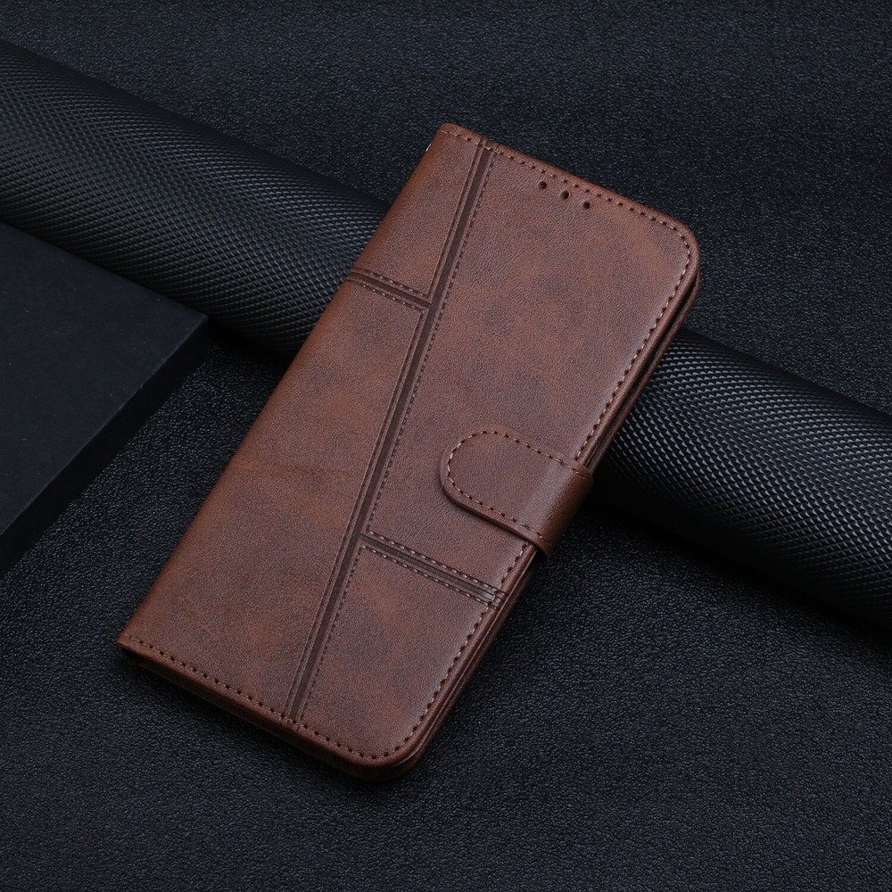 Durable Leather Wallet Stand Case for iPhone 16 15 14 13 12 11 Pro Max Plus