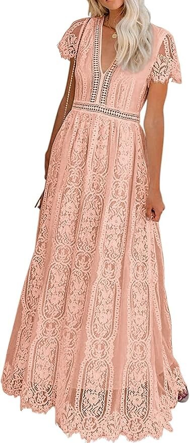 Women's Lace Maxi Dress Size Small NEW