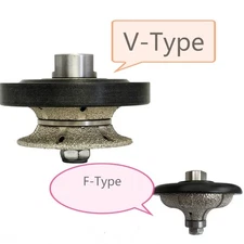 1 1/2" Ogee Bullnose 2" Full Bulnose Router Bit Granite stone marble concrete