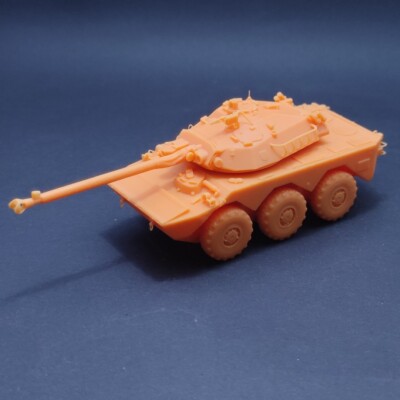 3D Printed 1/72/87/144 France AMX-10RC Wheeled Self-propelled Anti-tank Gun Kit-