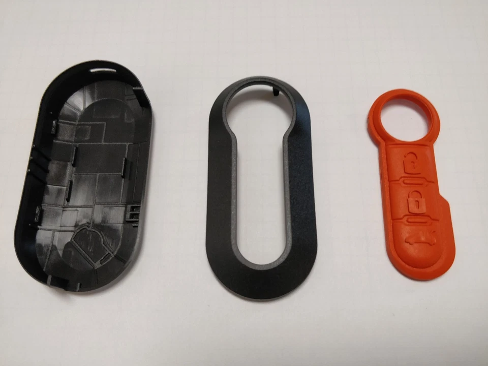 G.M.Production Funda Negra Con Teclas Naranja Para Fiat Y Lancia - Imagen 1 de 1