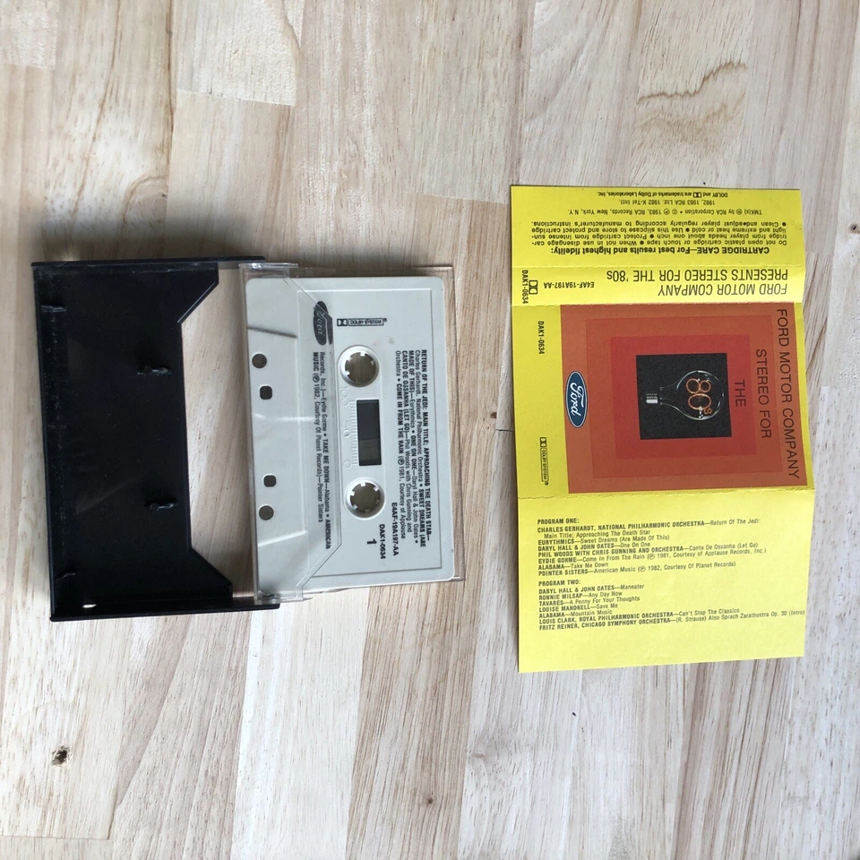 FORD MOTOR COMPANY "STEREO FOR THE 80'S" CASSETTE TAPE - Image 4 of 4
