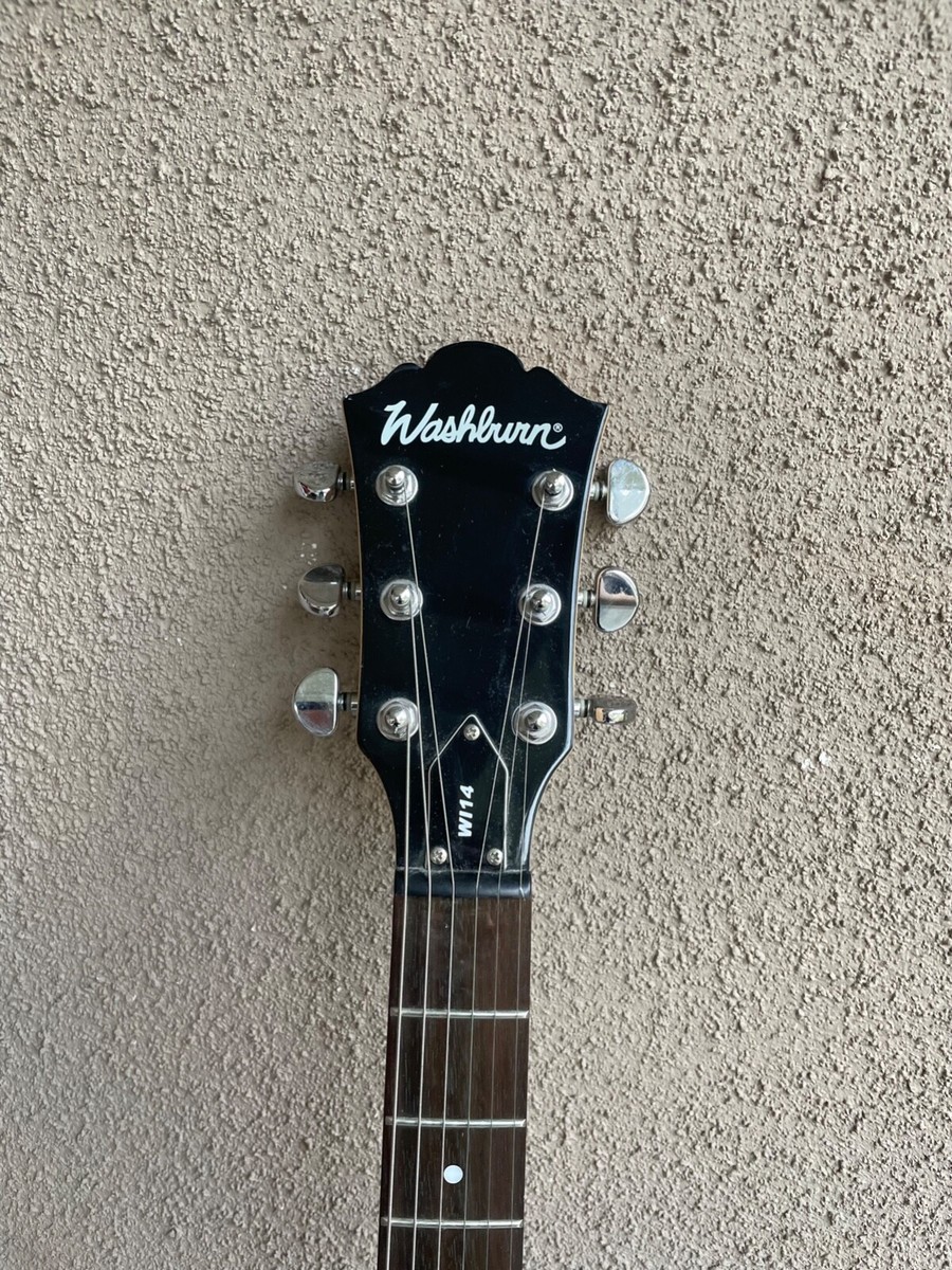 Washburn WI 14 ブラック エレキギター Washburn WI14 Electric Guitar BLACK WITH GIG BAG | eBay