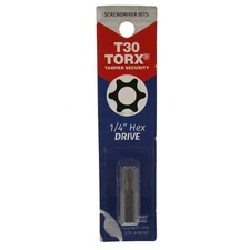 Best Way Tools 86781 Tamper Security T27 TORX Screwdriver Bit, 1" Length