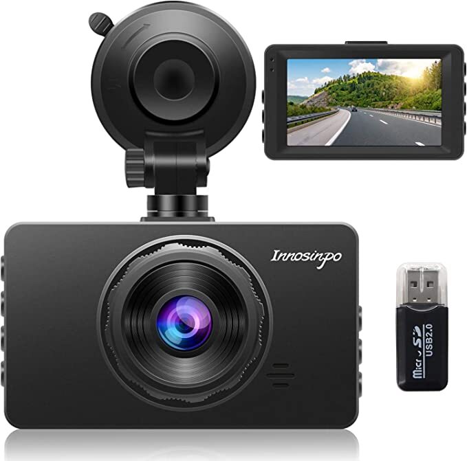 1080P FHD Dashboard Camera with DVR for Cars – Dash Cam Recorder-image