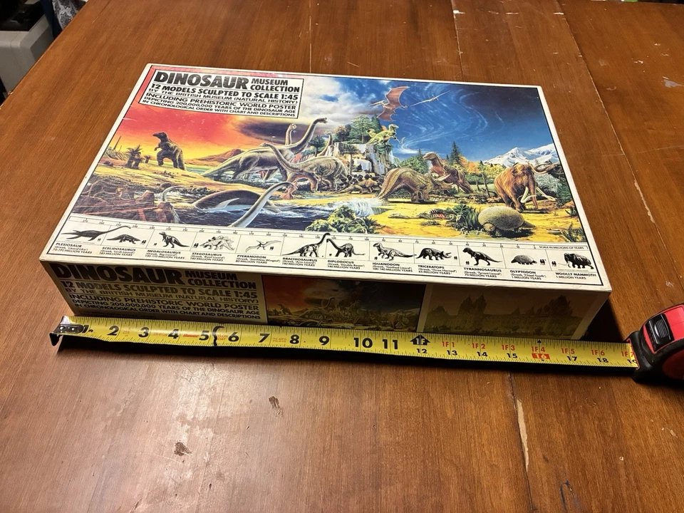 Vintage British Museum Dinosaur Museum Collection Set – 12 Model Figures - Image 4 of 4