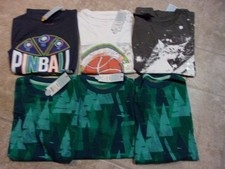 Cat Jack Boys Shirts M 8/10 6 Short Sleeve NWT