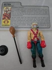 1987 Big Boa w/ File Card Complete GI Joe Figure