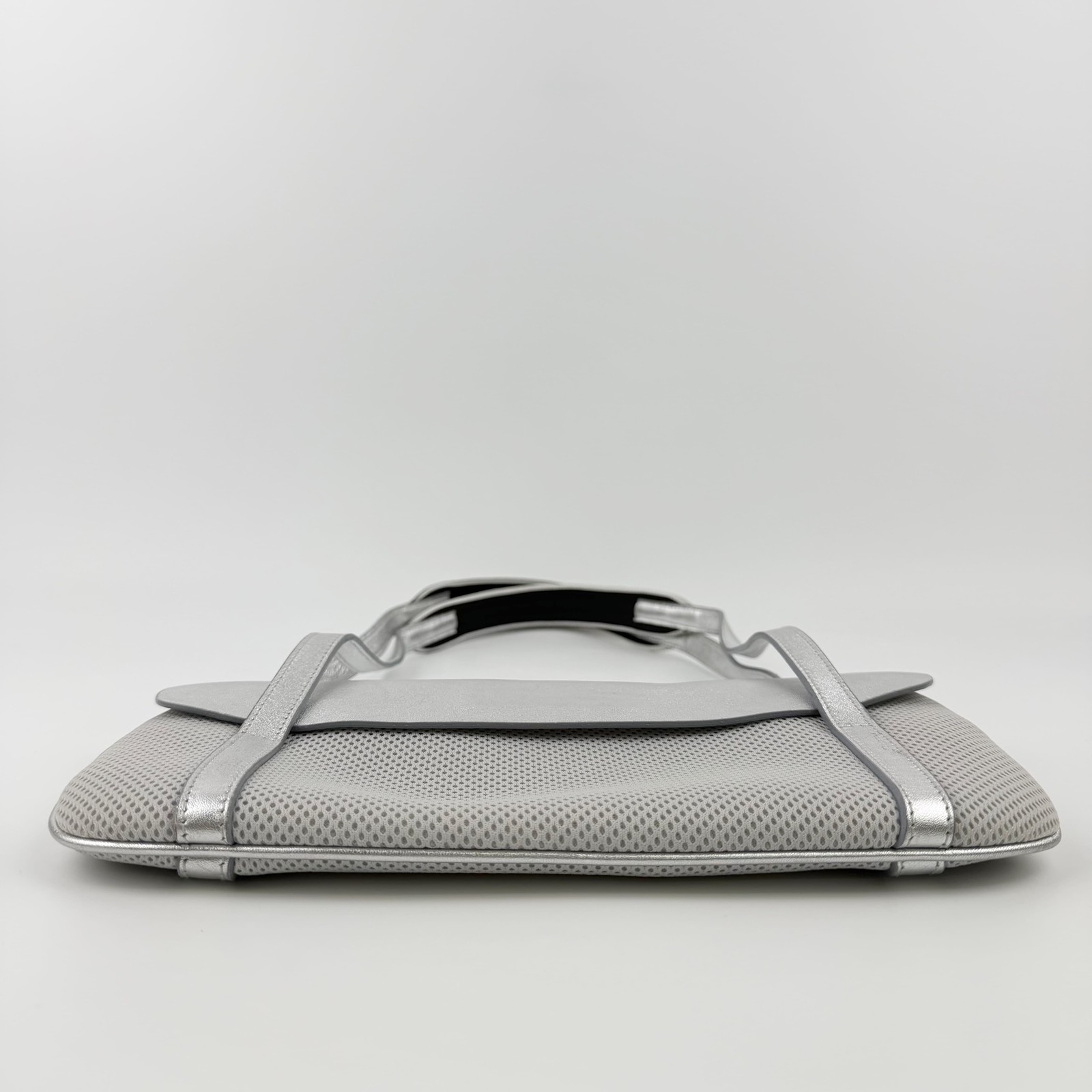 Miu Miu Shoulder Bag Leather Silver — image 10