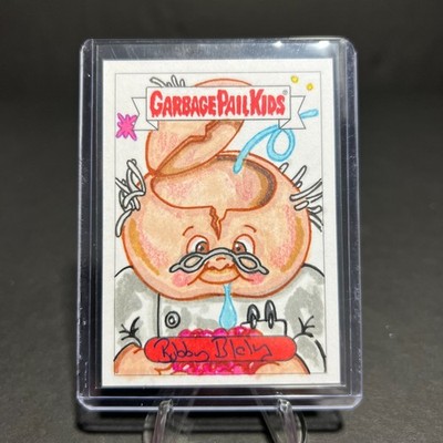 2021 GARBAGE PAIL KIDS FUNNY VALENTINES BRAINY BRIAN SKETCH CARD BOBBY BLAKEY
